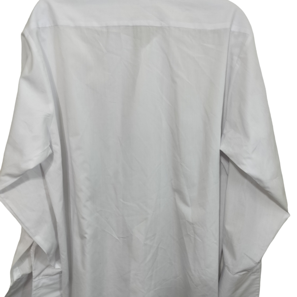 (M72) Pierre Cardin White Pleated Tuxedo Shirts Size 16 /32-33 - Large - Picture 7 of 11